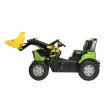 Immagine di Trattore a pedali DEUTZ-FAHR 8280 TTV con caricatore e pneumatici ad aria