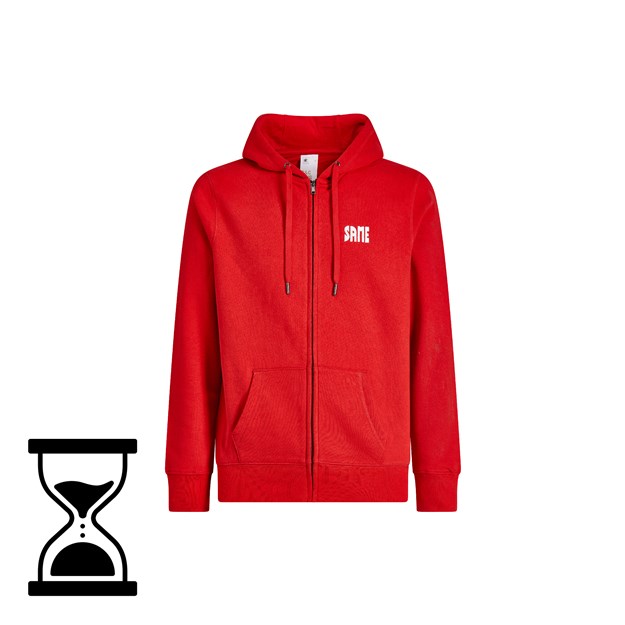 Immagine di Felpa rossa con cappuccio uomo SAME