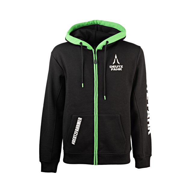 Immagine di Felpa nera donna #DEUTZFAHRMER