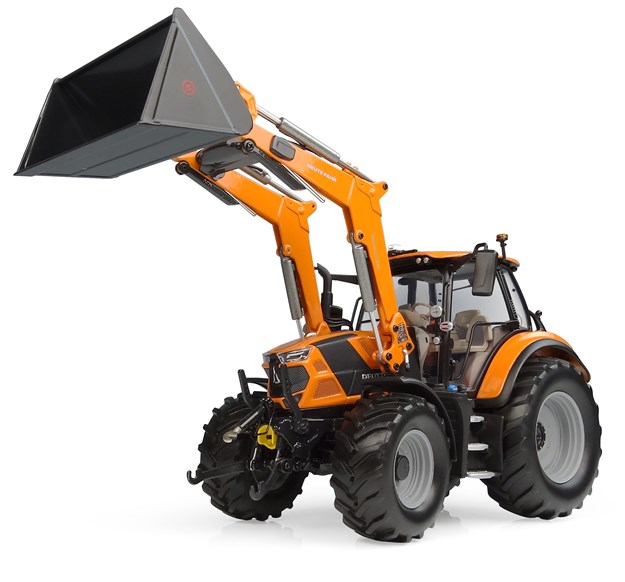 Picture of DEUTZ-FAHR 6150.4 TTV MUNICIPAL scale model with front loader  Limited edition