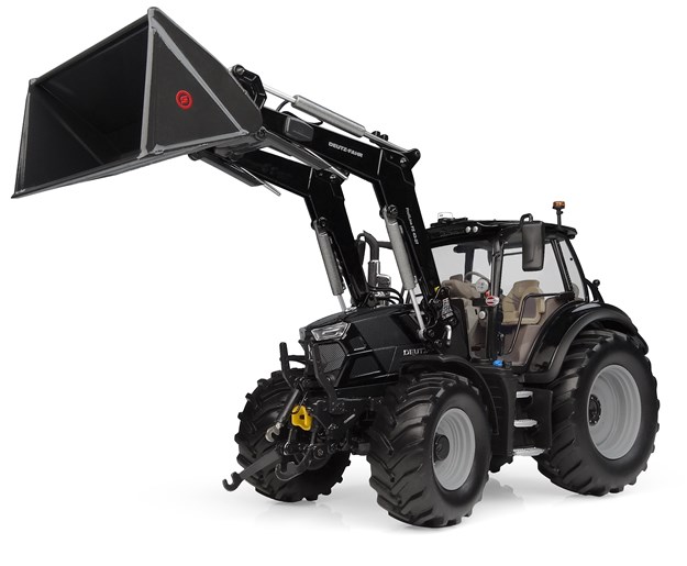 Picture of DEUTZ-FAHR 6150.4 TTV WARRIOR BLACK Scale model with front loader - Limited edition