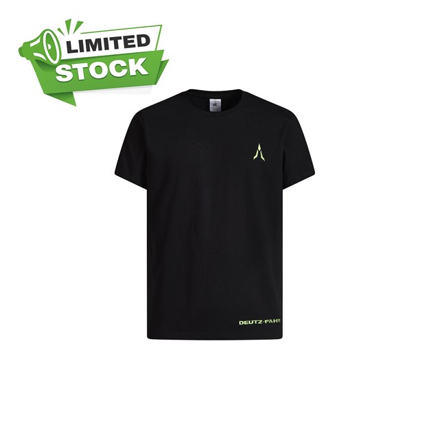 Picture of Black t-shirt with embroidered DEUTZ-FAHR logo