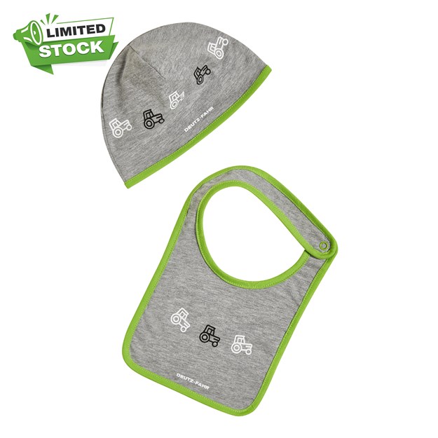 Picture of DEUTZ-FAHR baby hat + bib set